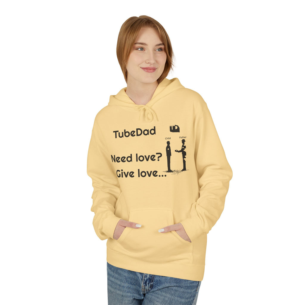 Love Giving Hoodie — "Need love? Give love... / It's better to give...than to receive"