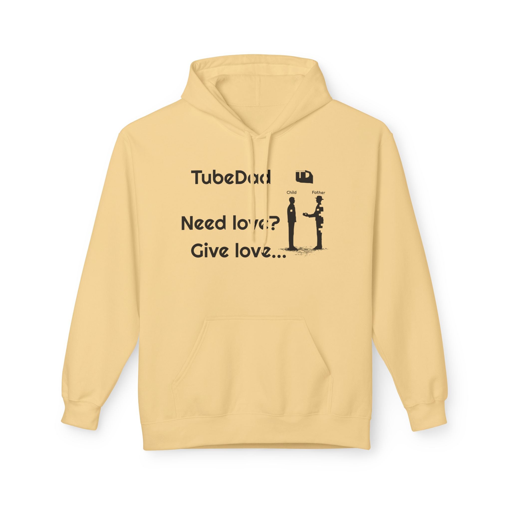 Love Giving Hoodie — "Need love? Give love... / It's better to give...than to receive"