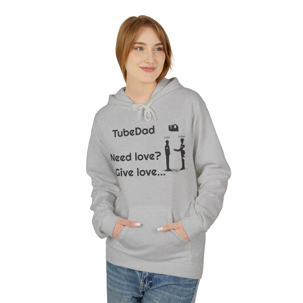 Love Giving Hoodie — "Need love? Give love... / It's better to give...than to receive"