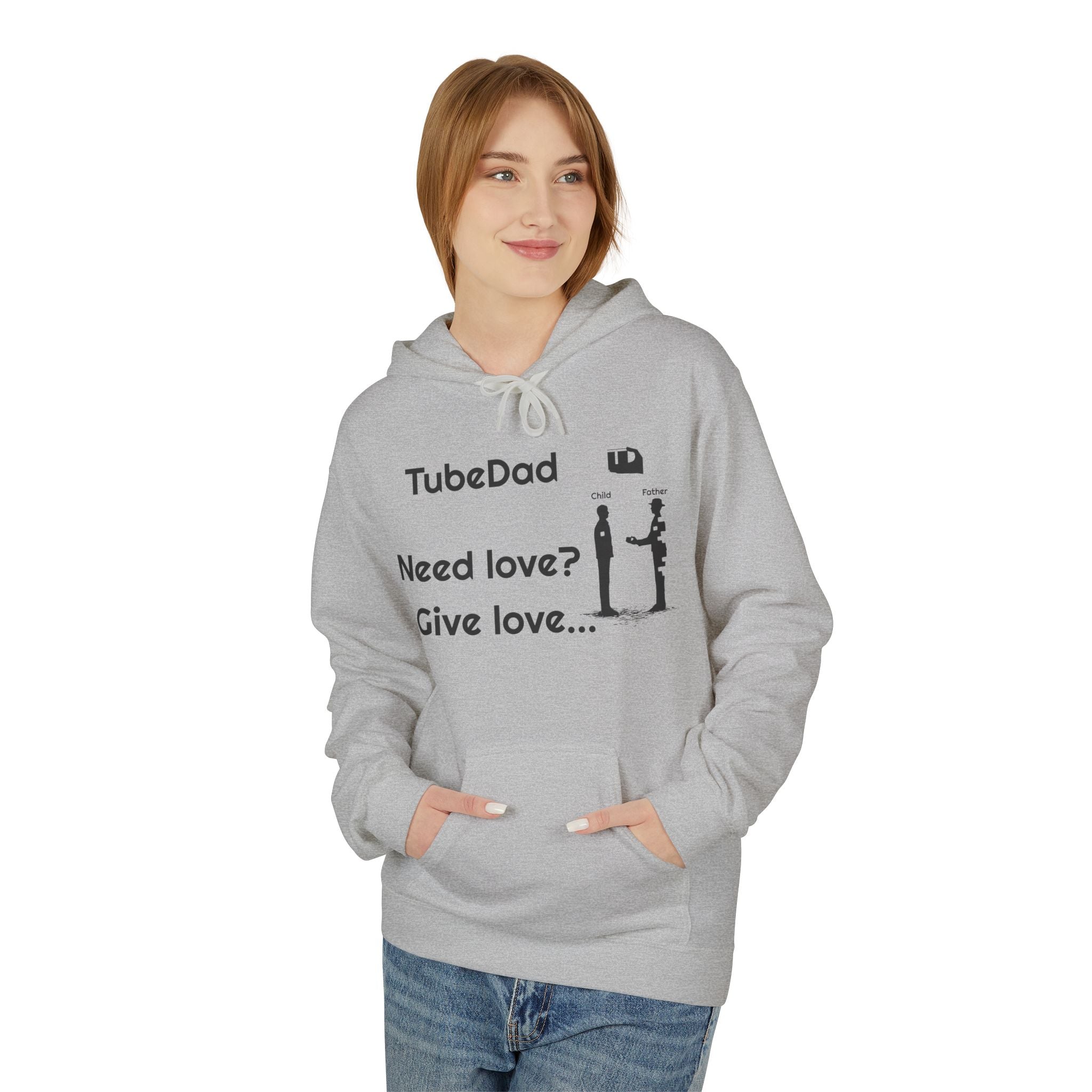 Love Giving Hoodie — "Need love? Give love... / It's better to give...than to receive"