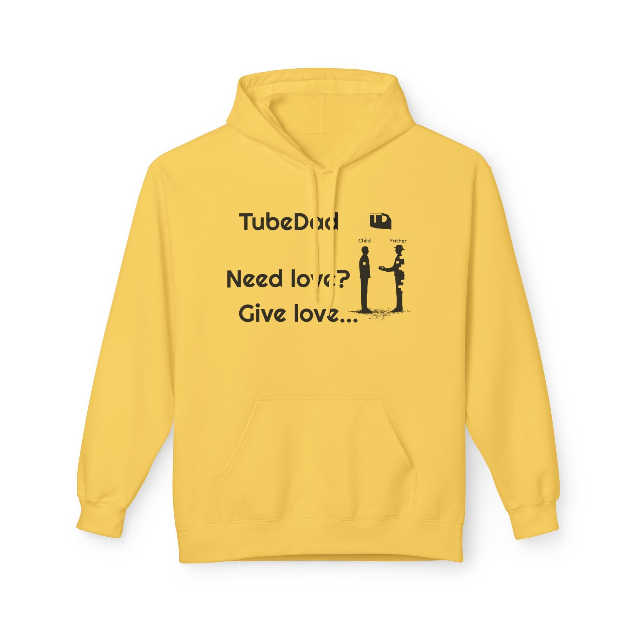 Love Giving Hoodie — "Need love? Give love... / It's better to give...than to receive"