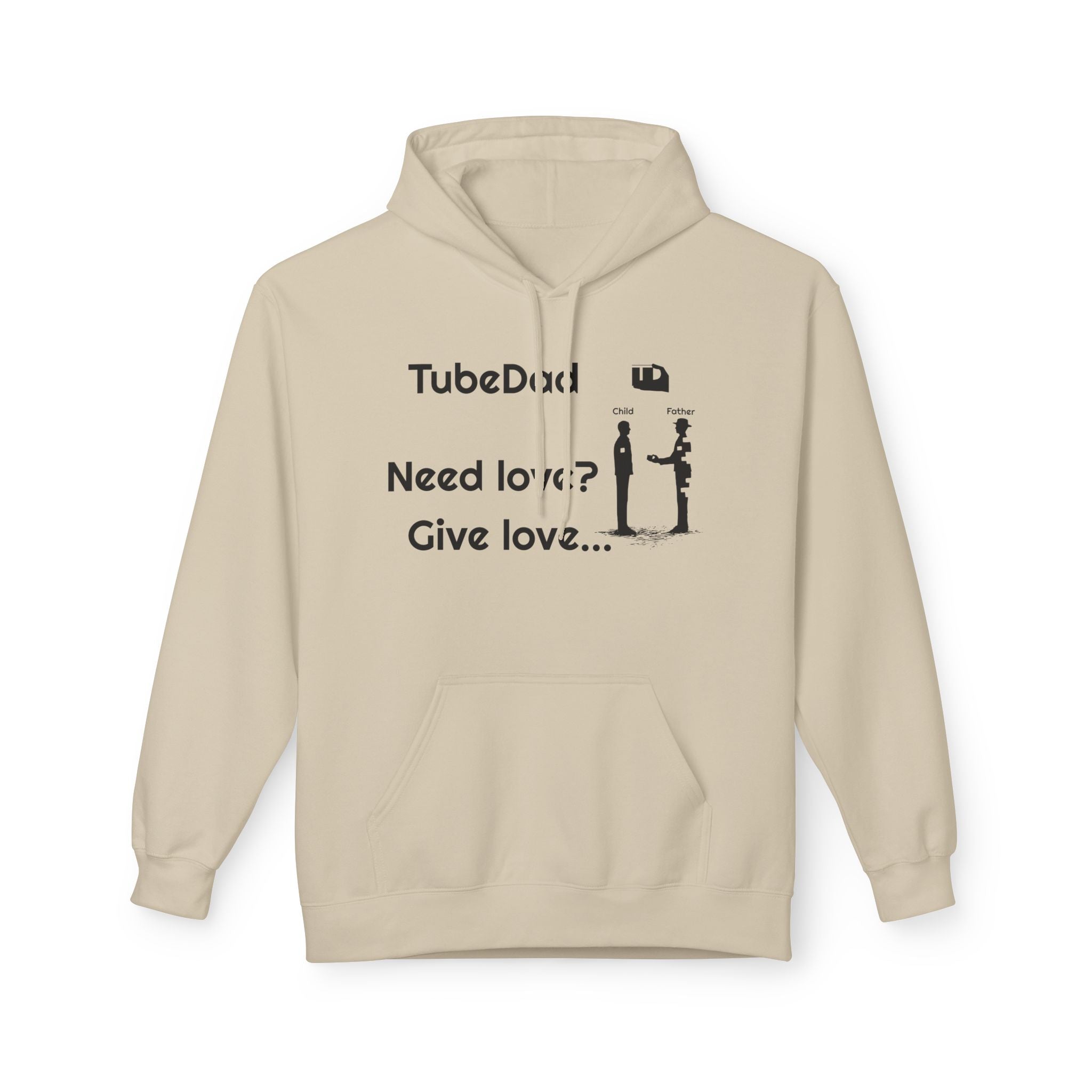Love Giving Hoodie — "Need love? Give love... / It's better to give...than to receive"