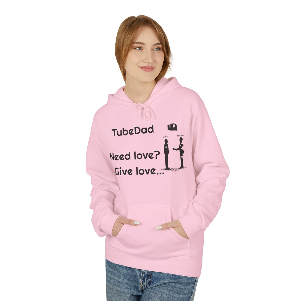 Love Giving Hoodie — "Need love? Give love... / It's better to give...than to receive"
