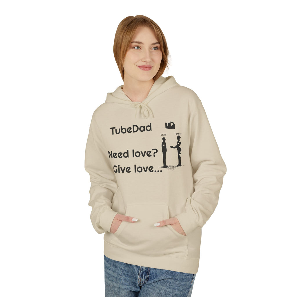 Love Giving Hoodie — "Need love? Give love... / It's better to give...than to receive"