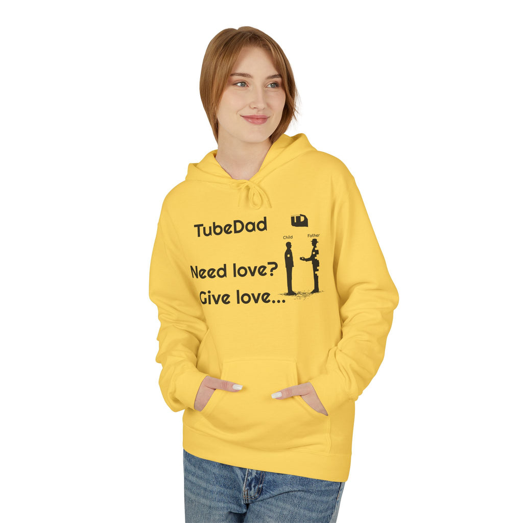 Love Giving Hoodie — "Need love? Give love... / It's better to give...than to receive"