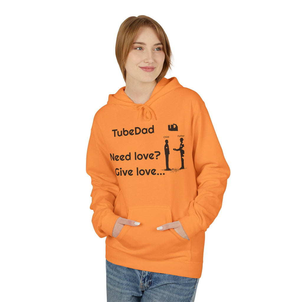 Love Giving Hoodie — "Need love? Give love... / It's better to give...than to receive"