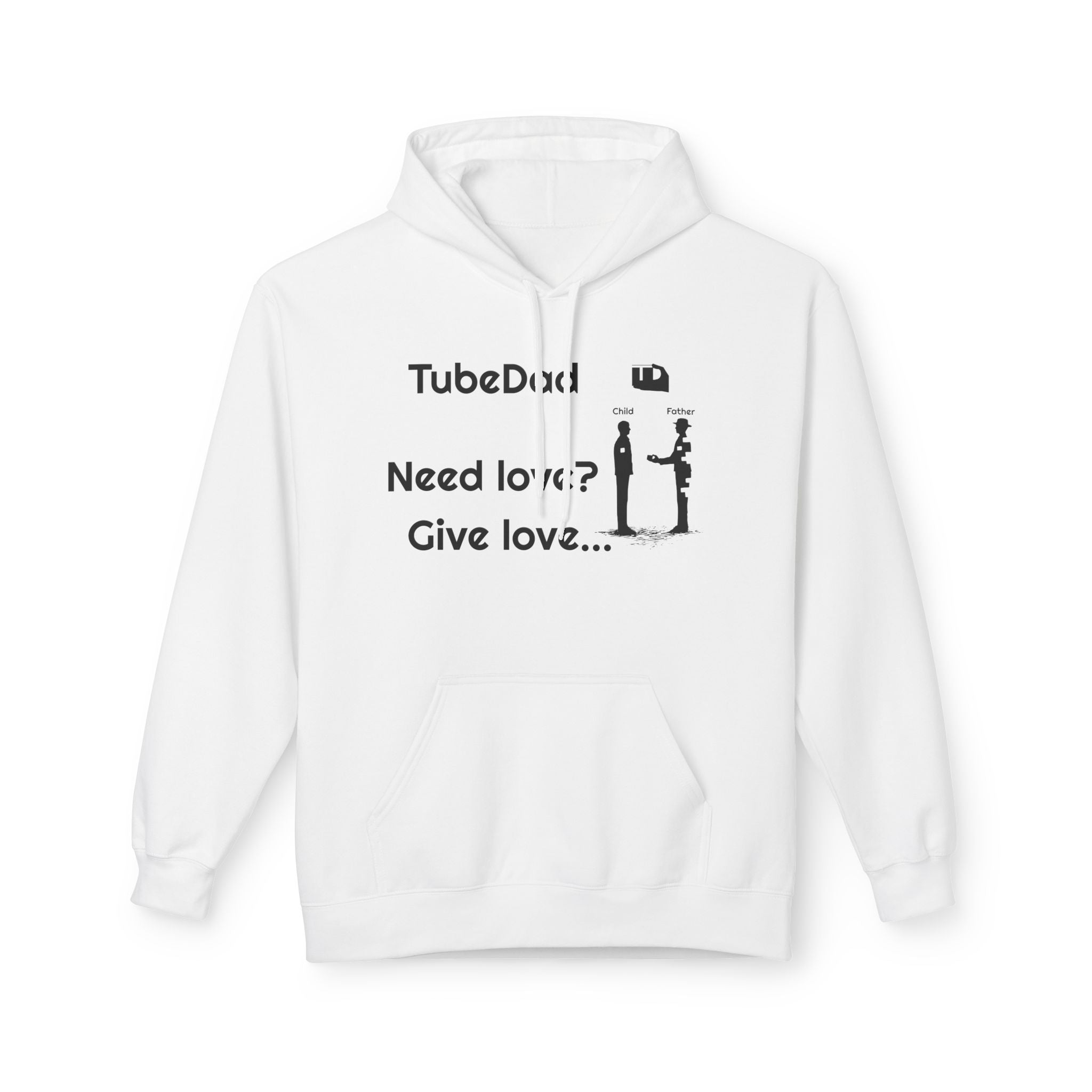 Love Giving Hoodie — "Need love? Give love... / It's better to give...than to receive"
